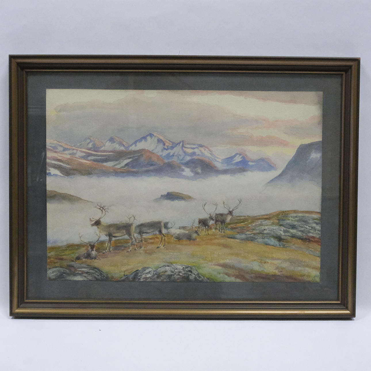 KARL TIRÉN. AKVARELLMÅLNING.