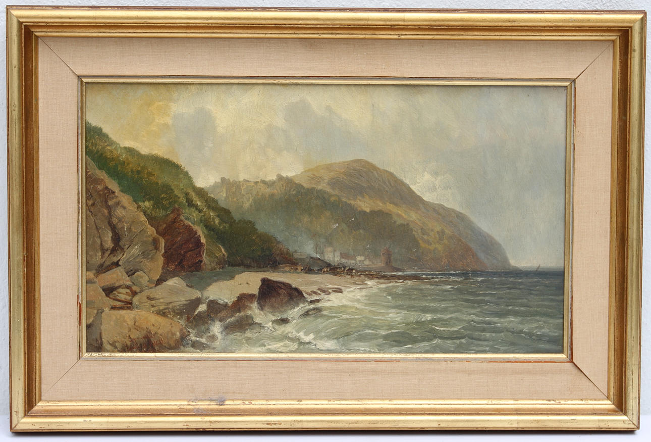 OKÄND KONSTNÄR, olja på duk, dat 1871.