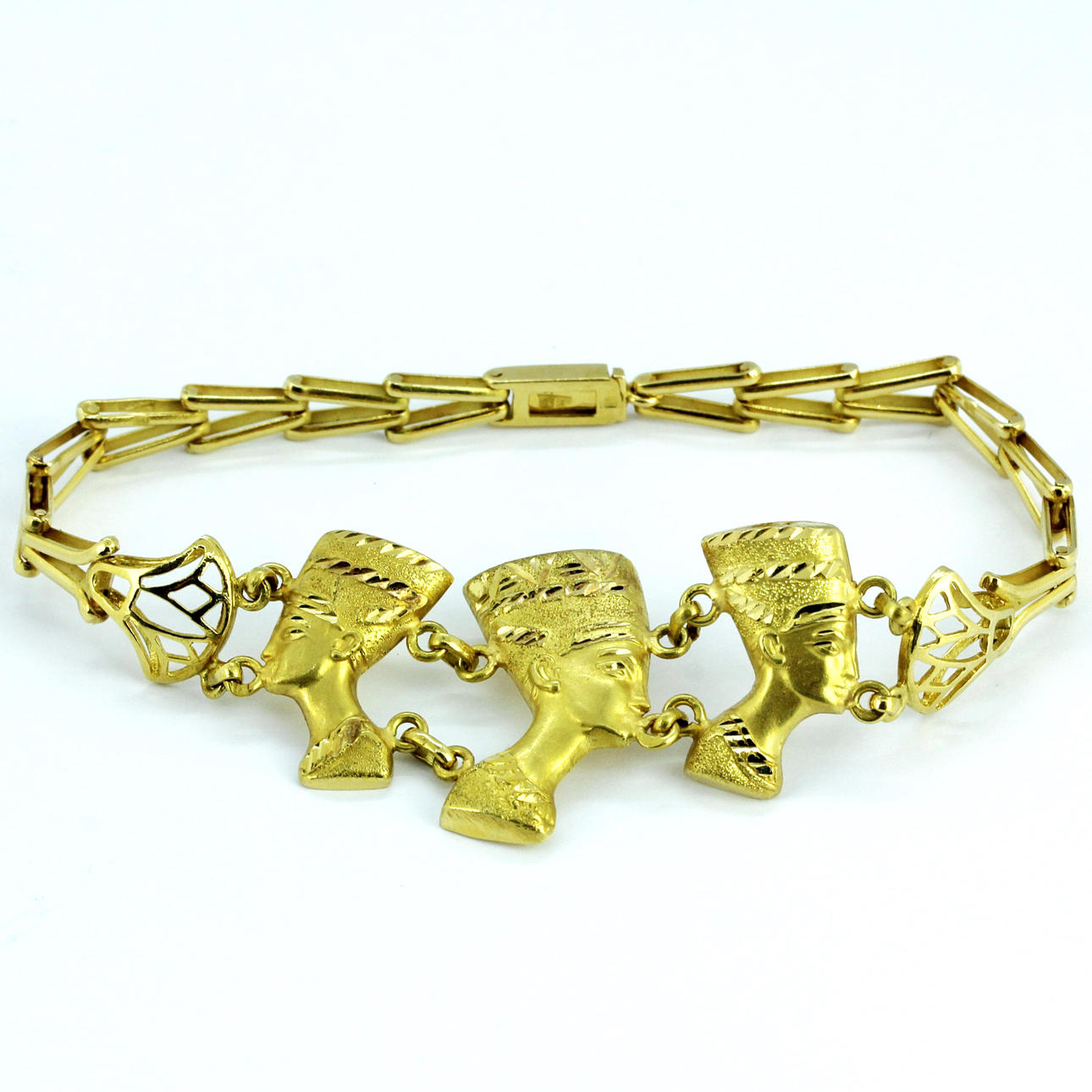 EGYPTISK GULD NEPHTHYS ARMBÅND.