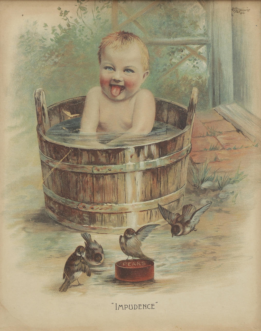 REKLAMETRYK, „Impudence“, Pears sæbe, 18./20. århundrede.