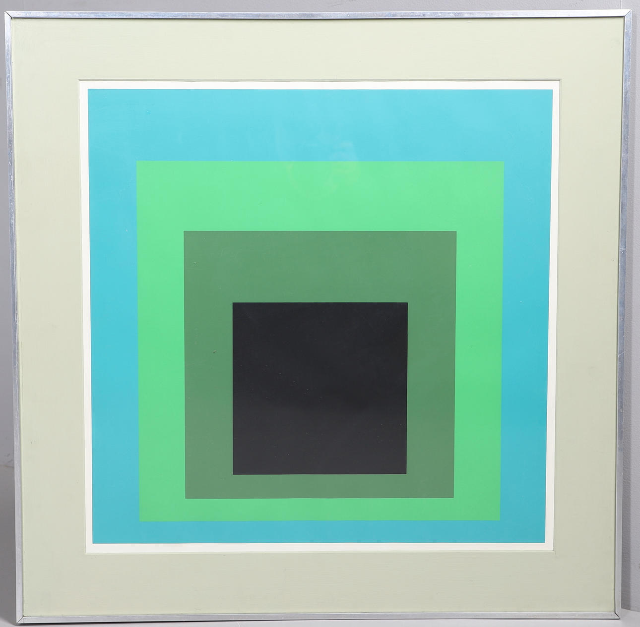 JOSEF ALBERS (1888-1976). HOMAGE TO THE SQUARE: SOFT SPOKEN.