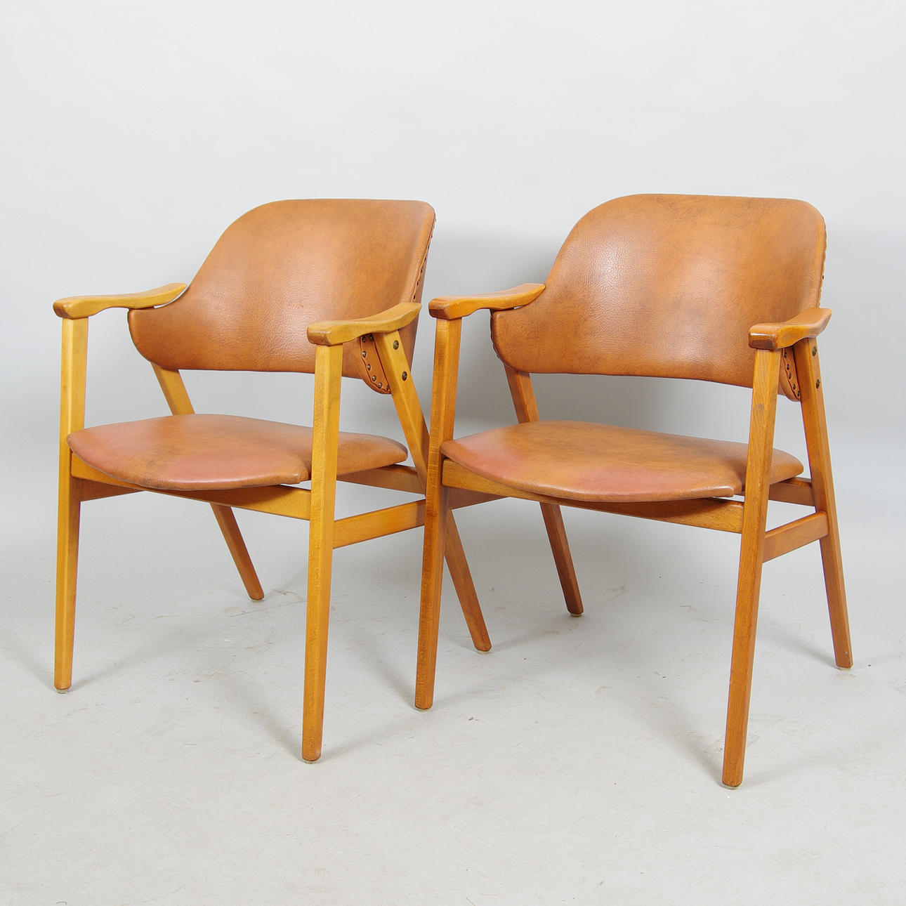 KARMSTOLAR, 1 par, 1900-talets mitt.