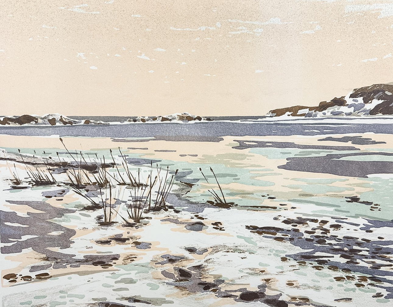 LARS "BJÖNNI" ANDERSSON. FARBLITHOGRAFIE, signiert, nummeriert.