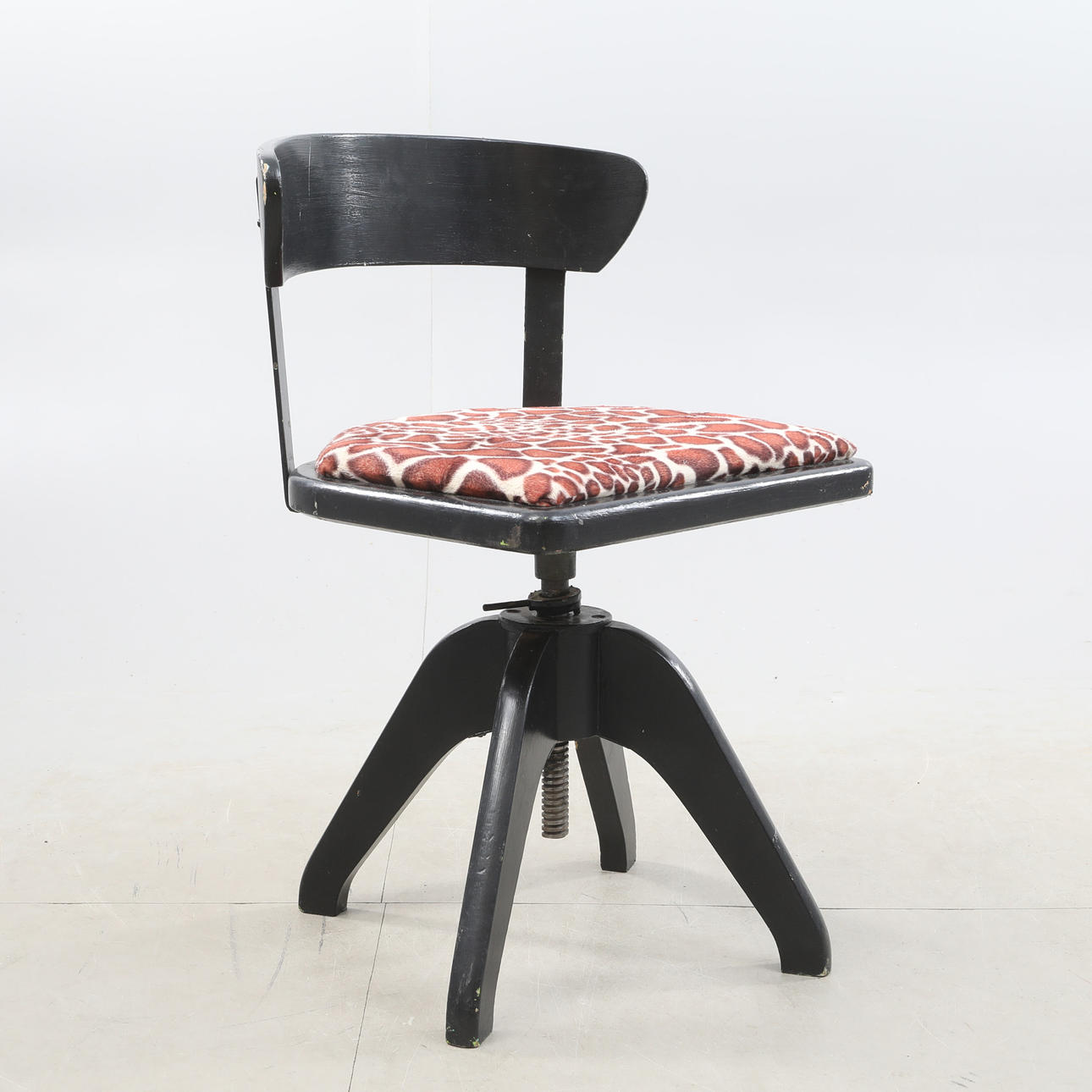 DESK CHAIR, Oak, Painted black.