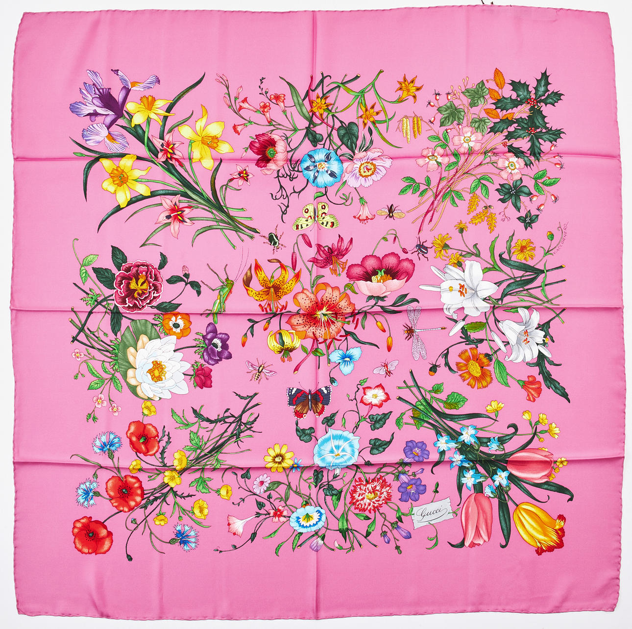 GUCCI, Schal „Flora“.