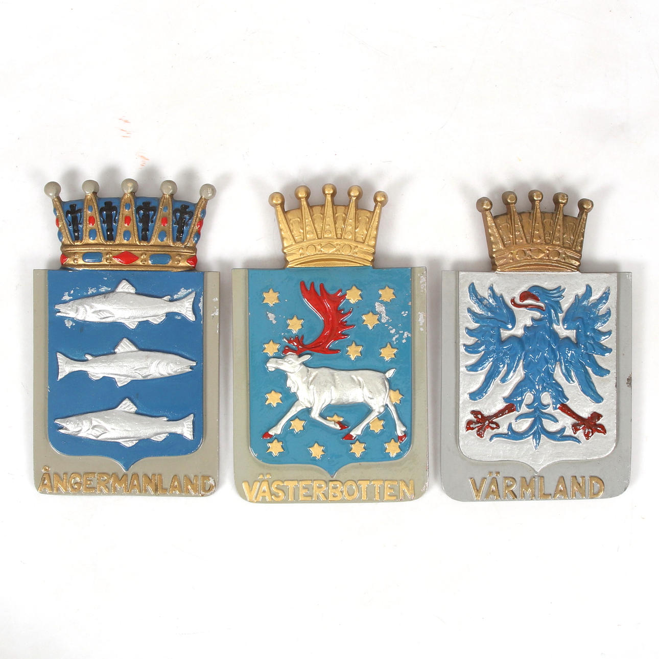 v-ggplaketter-landskapsvapen-3-st-l-ttmetall-ngermanland-v-rmland