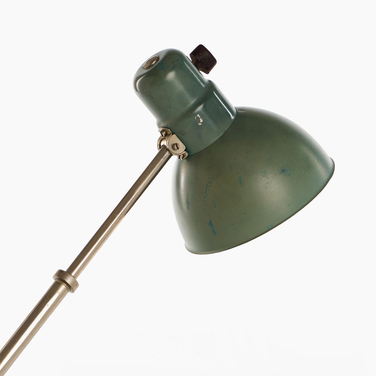 WALL/TABLE LAMP, work light, metal screen, 1940s.