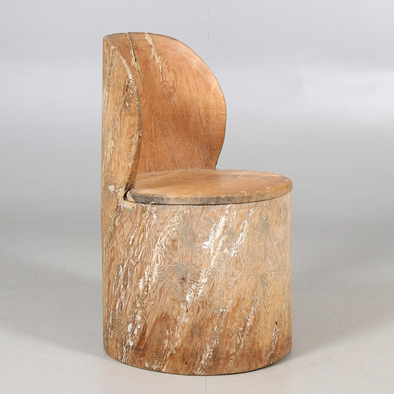 Taburete surcado, siglo XVIII/XX.