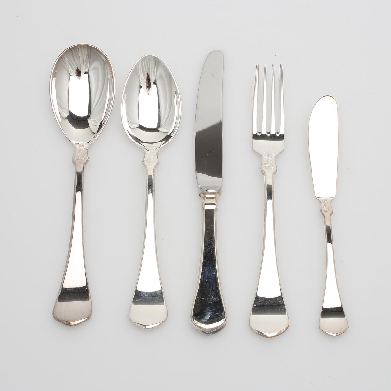 BESTICKSERVIS, 39 delar, nysilver, Wilkens.