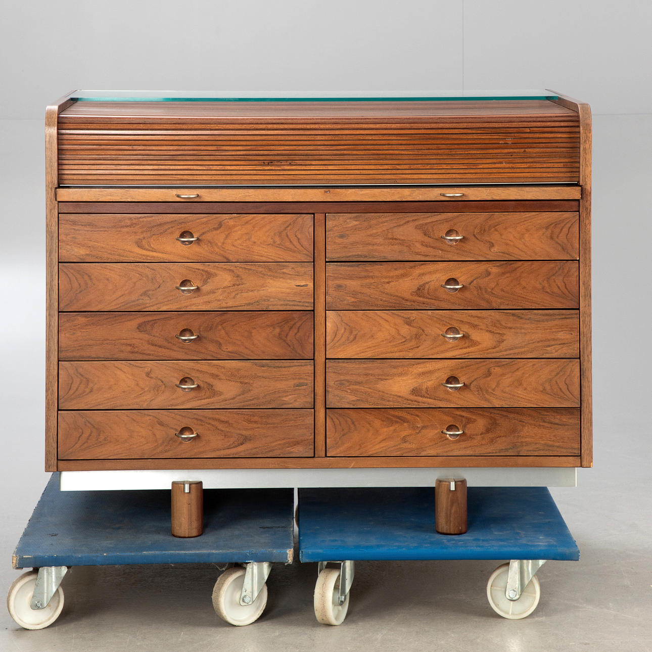 Gianfranco Frattini, roller secretary/Writing desk model 804.