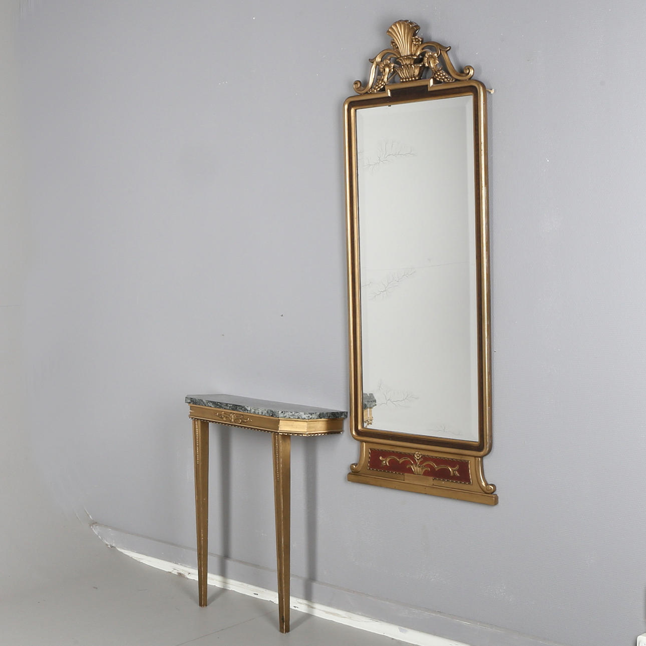 SPEGEL med KONSOLBORD, nyklassism, 1930-tal.