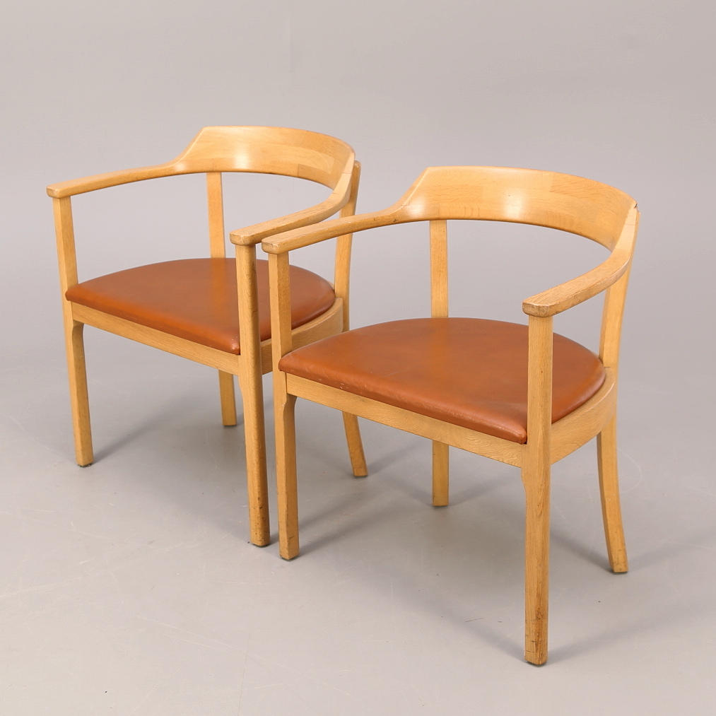 KARMSTOLAR, ett par, Rigmor Andersen och Annelise Björner för Karl Andersson & söner, 1960-tal.