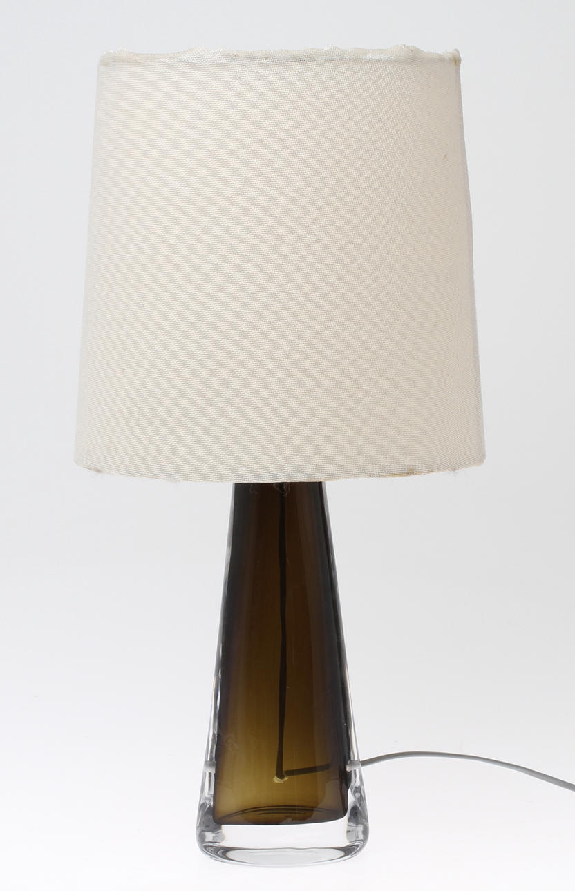 BORDSLAMPA, glas, Carl Fagerlund, Orrefors.