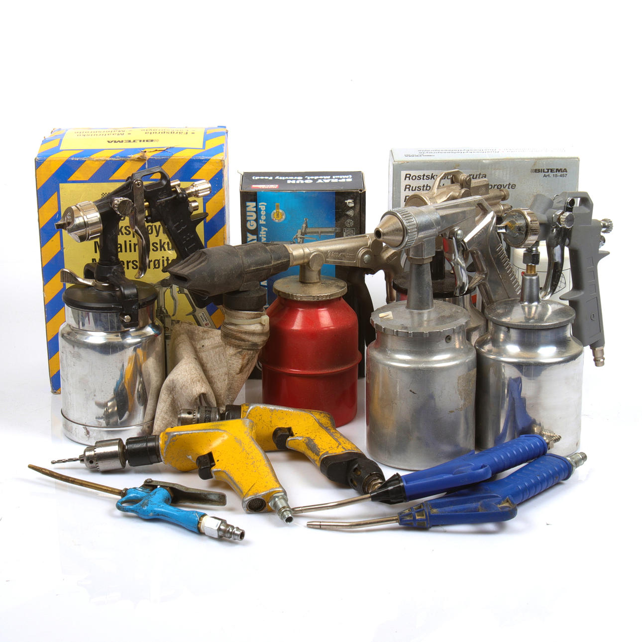 UTRUSTNING för LACKERING, ROSTSKYDD och BLÄSTRING mm, 1900-tal.