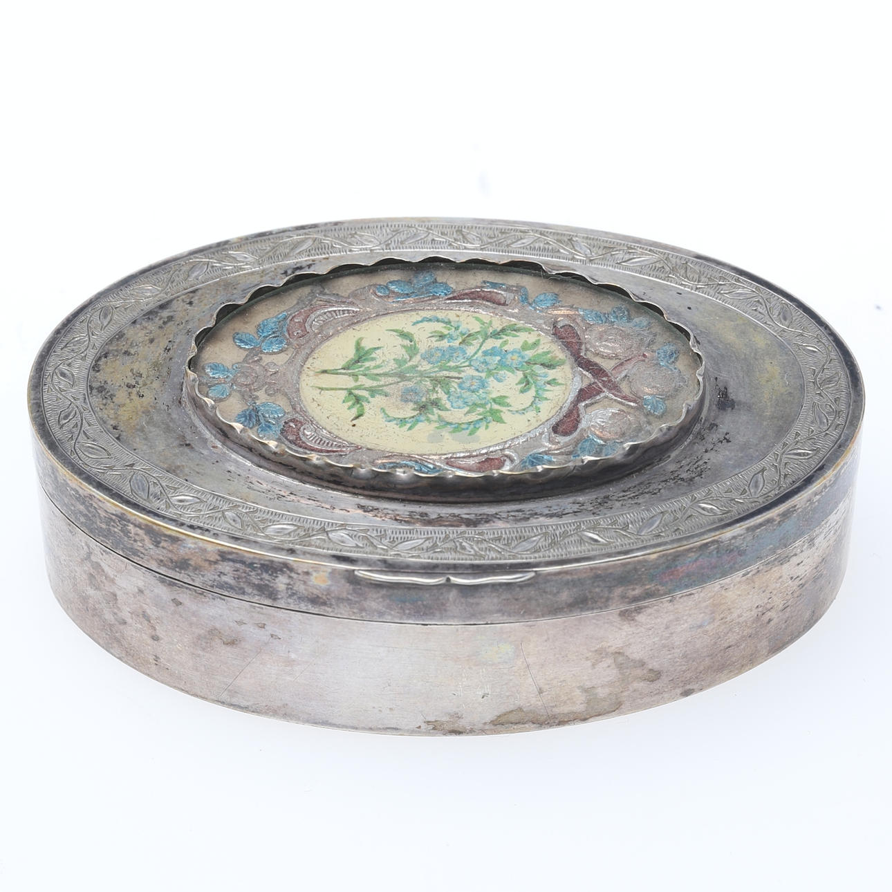 JOHAN BLOHM. dosa, silver, Karlshamn, 1862.