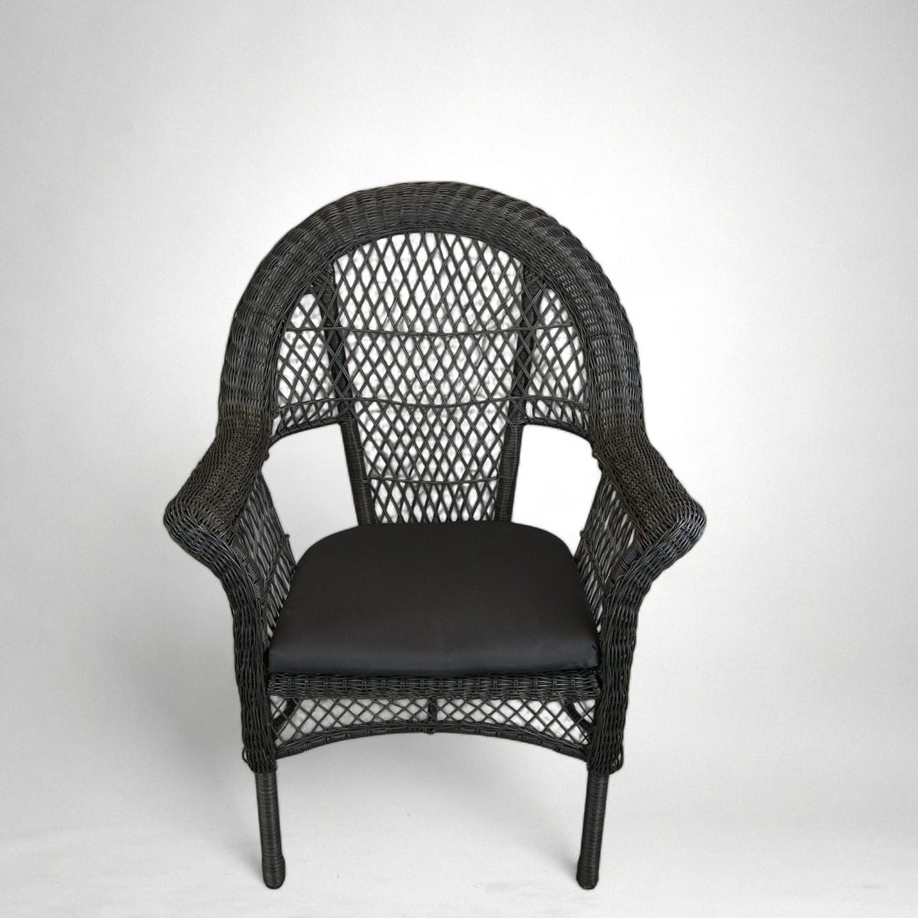 Ein Rattansessel, Kunstrattan, IKEA, 1990er Jahre.