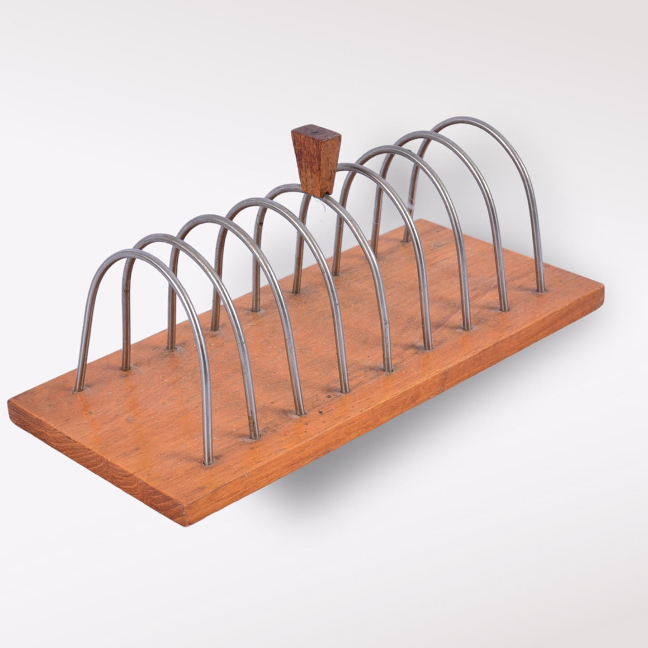 TOASTRACK, teak och metall, 1960-tal.