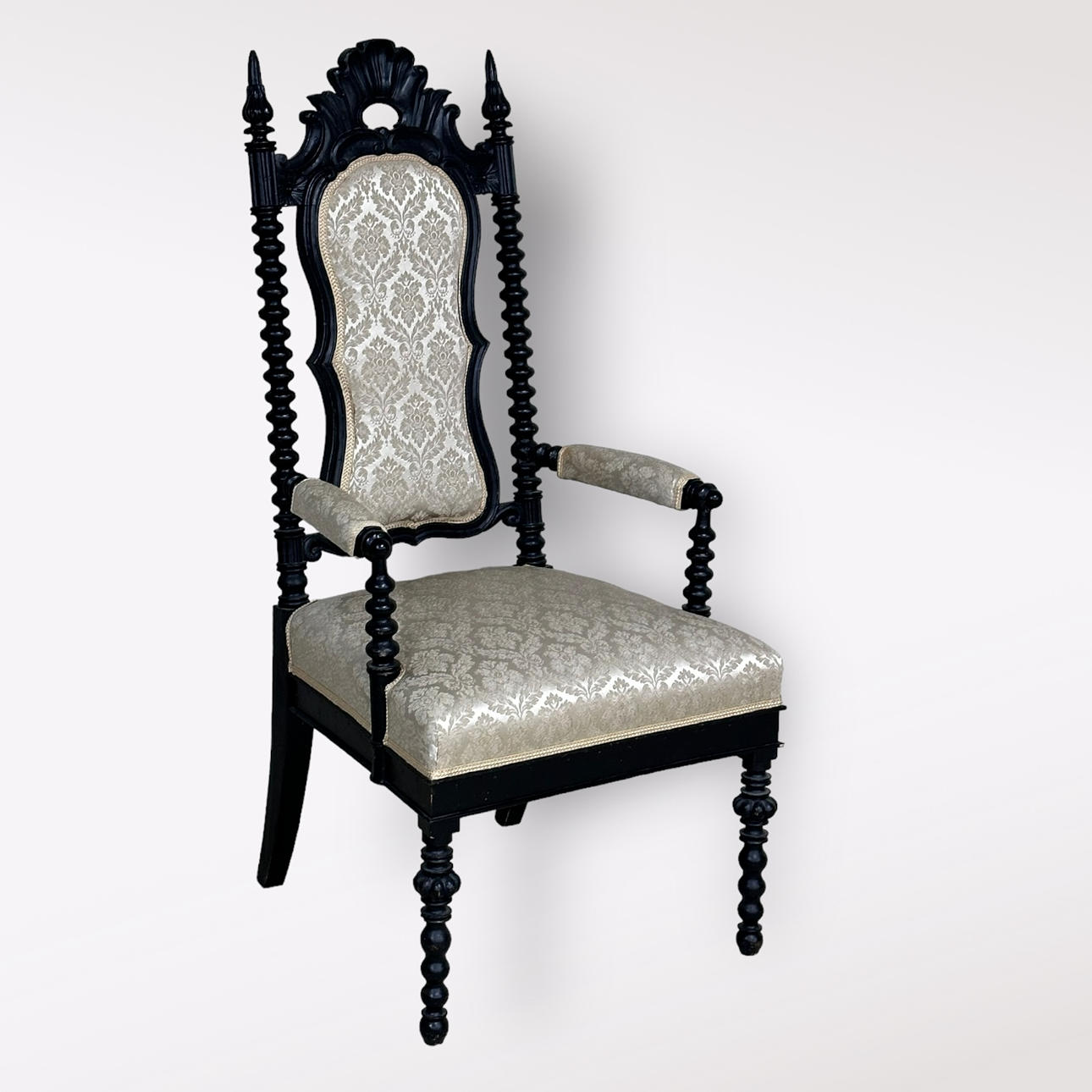 Un sillón barroco, del siglo XX.