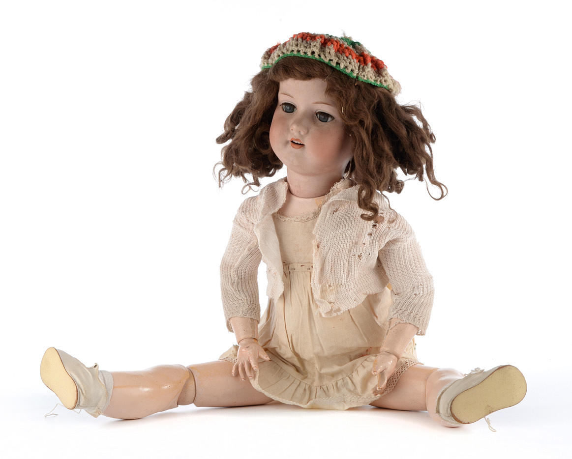 ARMAND MARSEILLE, MUSEAL. Stor karaktär docka/flicka docka Modell DRGM 246/1.