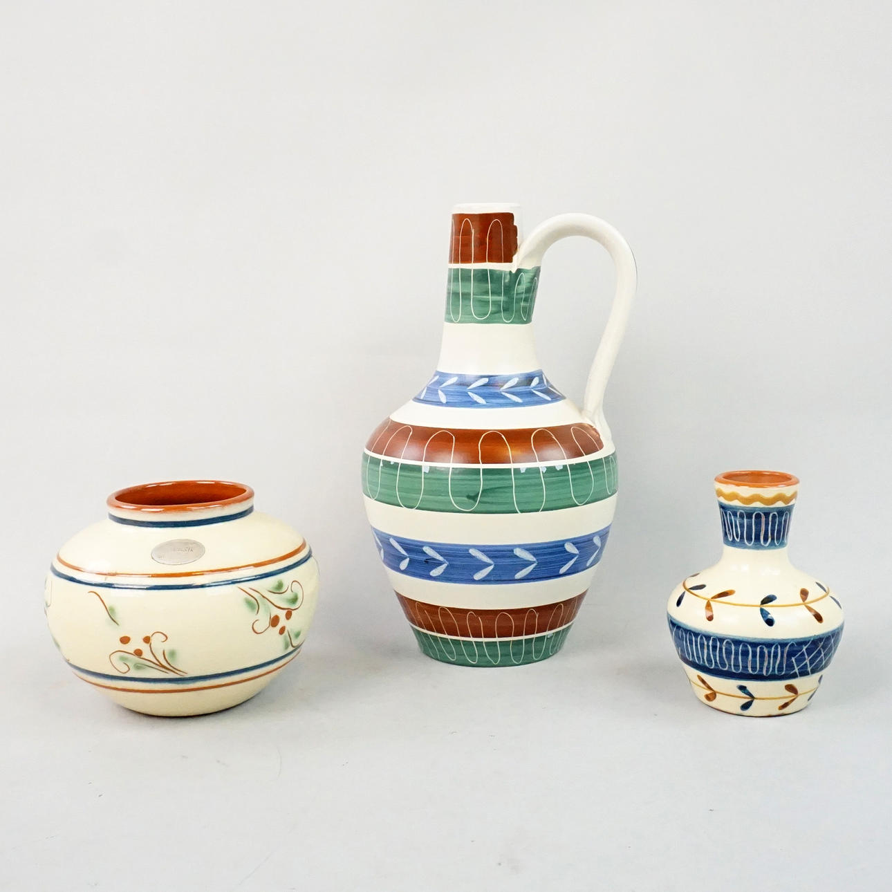 VASER, keramik, 3 delar, Nittsjö.