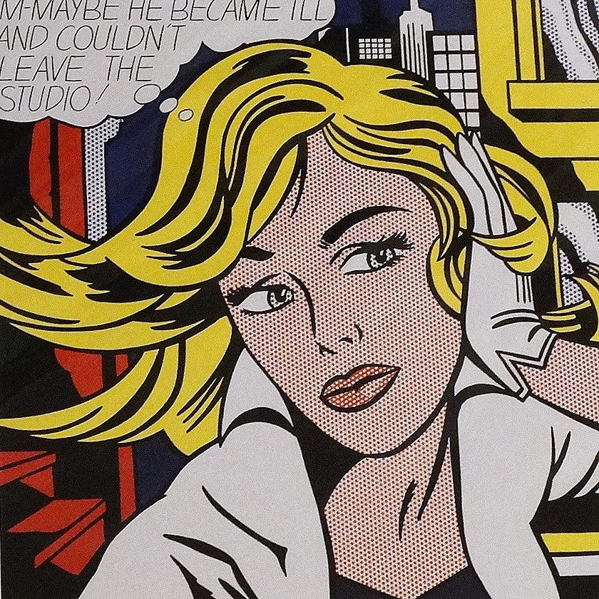 ROY LICHTENSTEIN. M-MAYBE, KUNSTDRUCK, 2014.