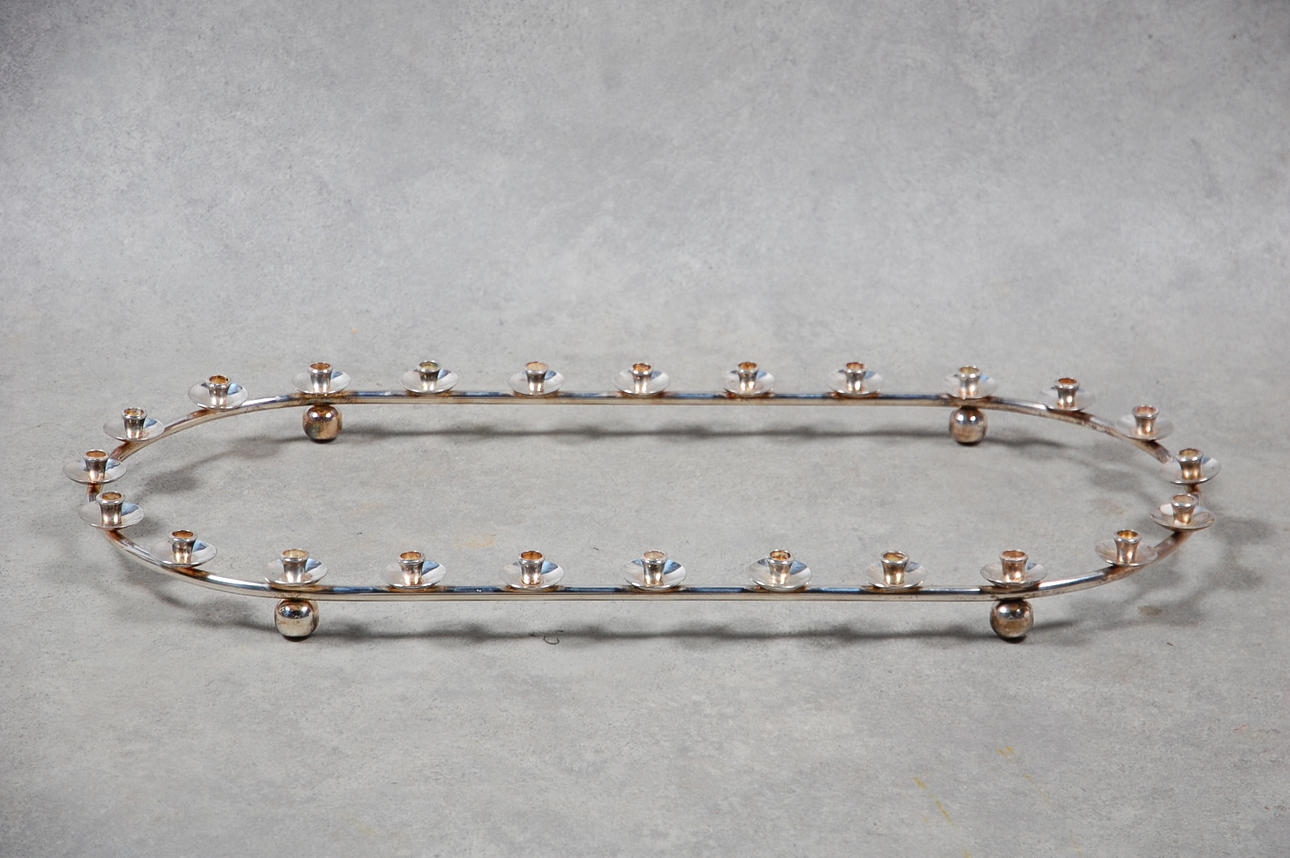 BORDSLJUSSTAKE, nysilver, Danmark.