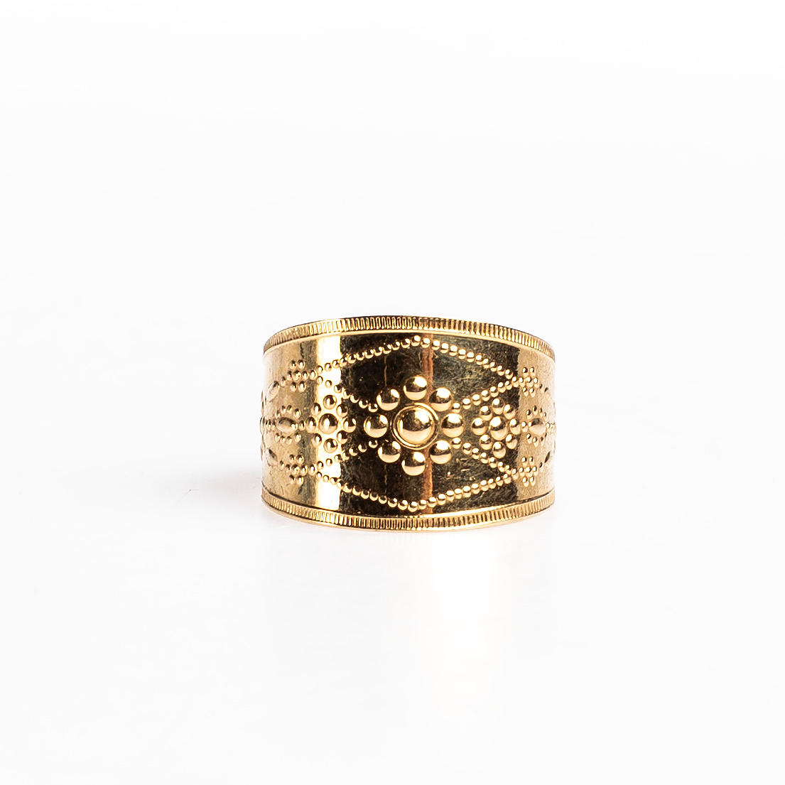 RING, 18K guld, "Gästrikering", ca 4.75 g.
