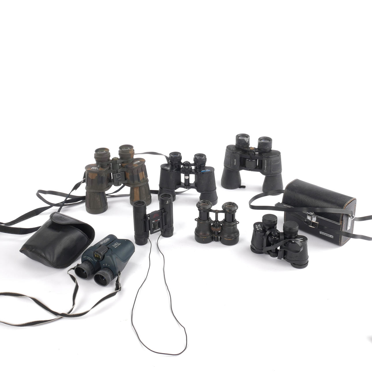 FERNGLAS. 7 Stück, blaues Theaterfernglas.