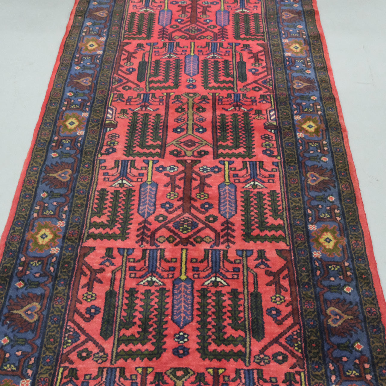 HANDMADE GALLERY MAT, ORIENTAL, 288X79CM.