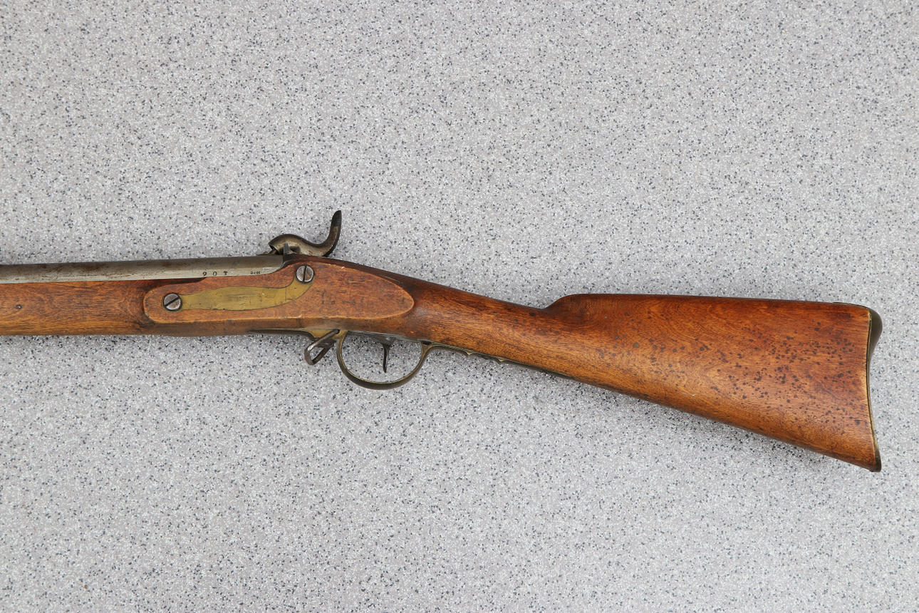 HUSQVARNA FACTOR. PERCUSSION LOCK RIFLE. Sweden, made in 1848. Weapons ...