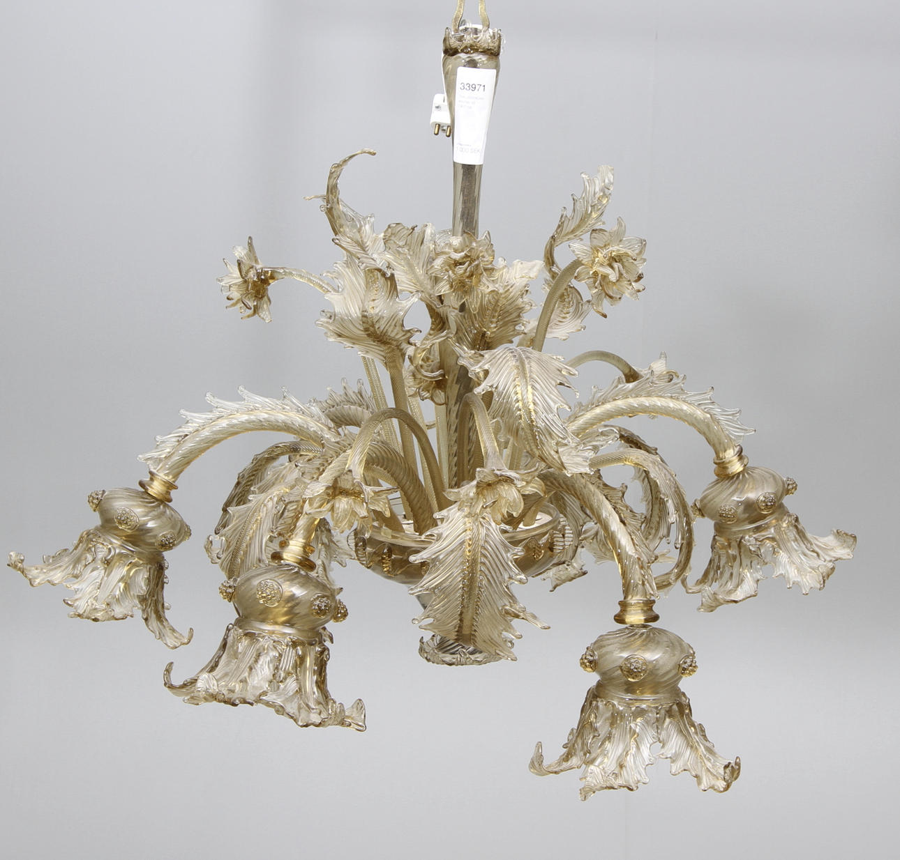 TAKLAMPA,Venetiansk stil 1900-tal.