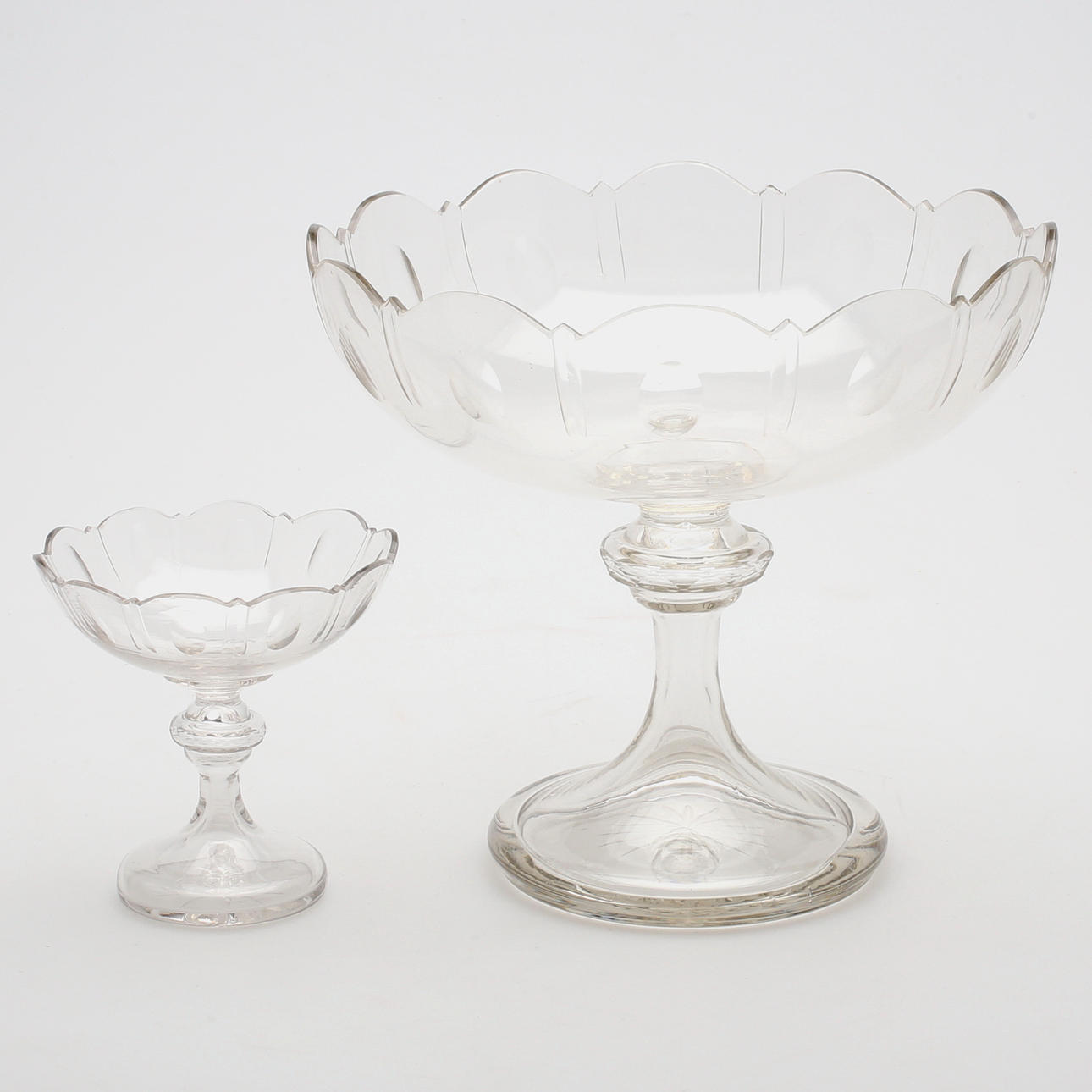 FAT på FOT, 2 st, glas, 1900-tal.