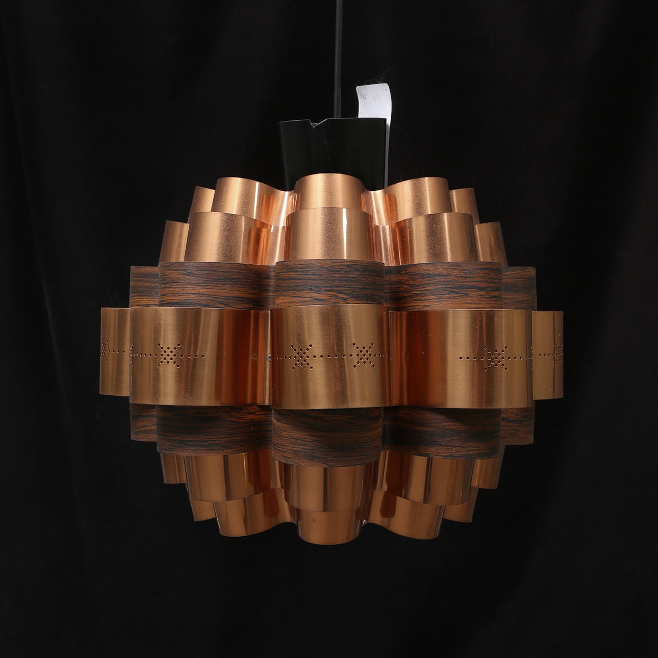 TAKLAMPA, troligen Werner Schou, Coronell Electro, Danmark, 1960/70-tal.