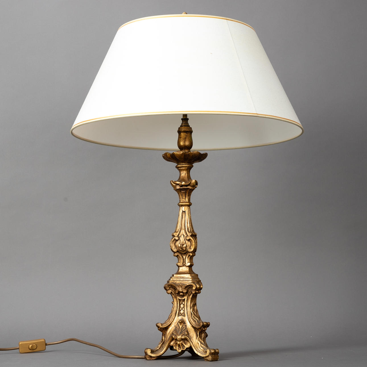 Baroque style table lamp, 20. Jh.