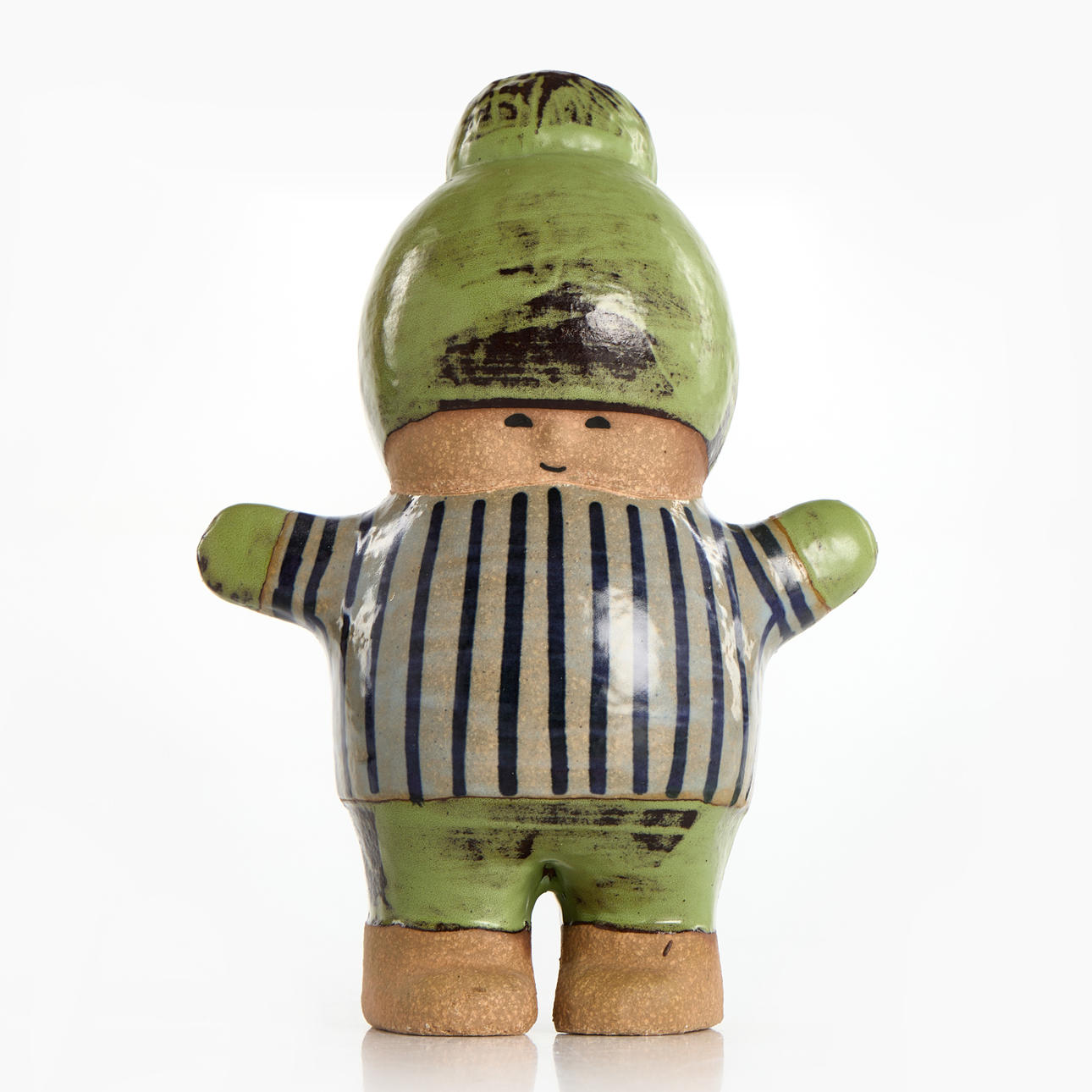 LISA LARSON. Una figura de gres «Donald», de Gustavsberg.