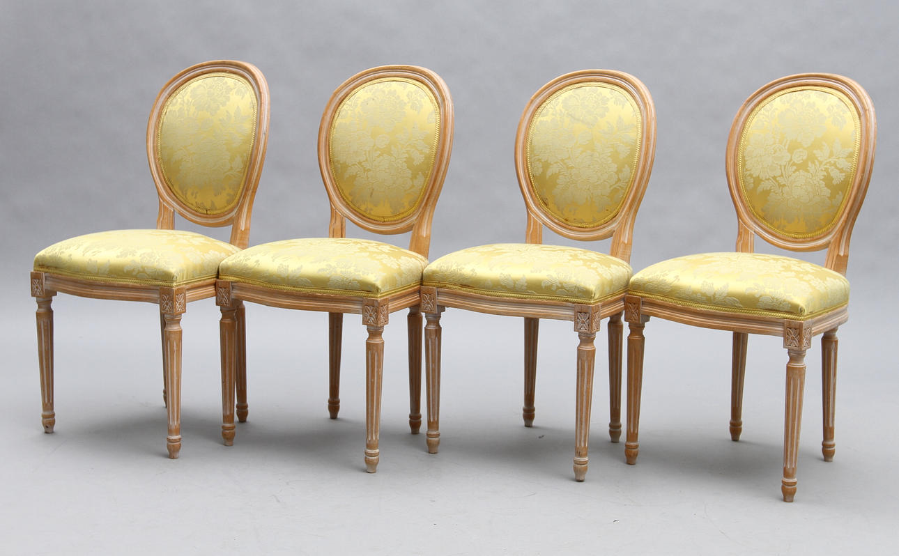 STOLAR, 8 st, gustaviansk stil, 1900-tal.