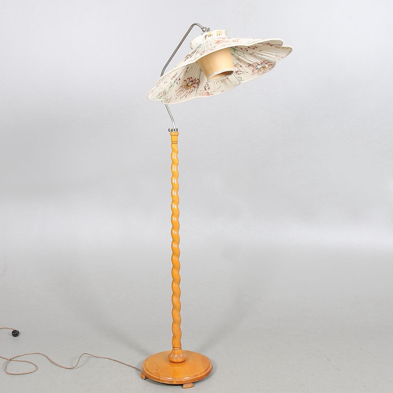 GOLVLAMPA, björk, Art Deco, 1930/40-tal.