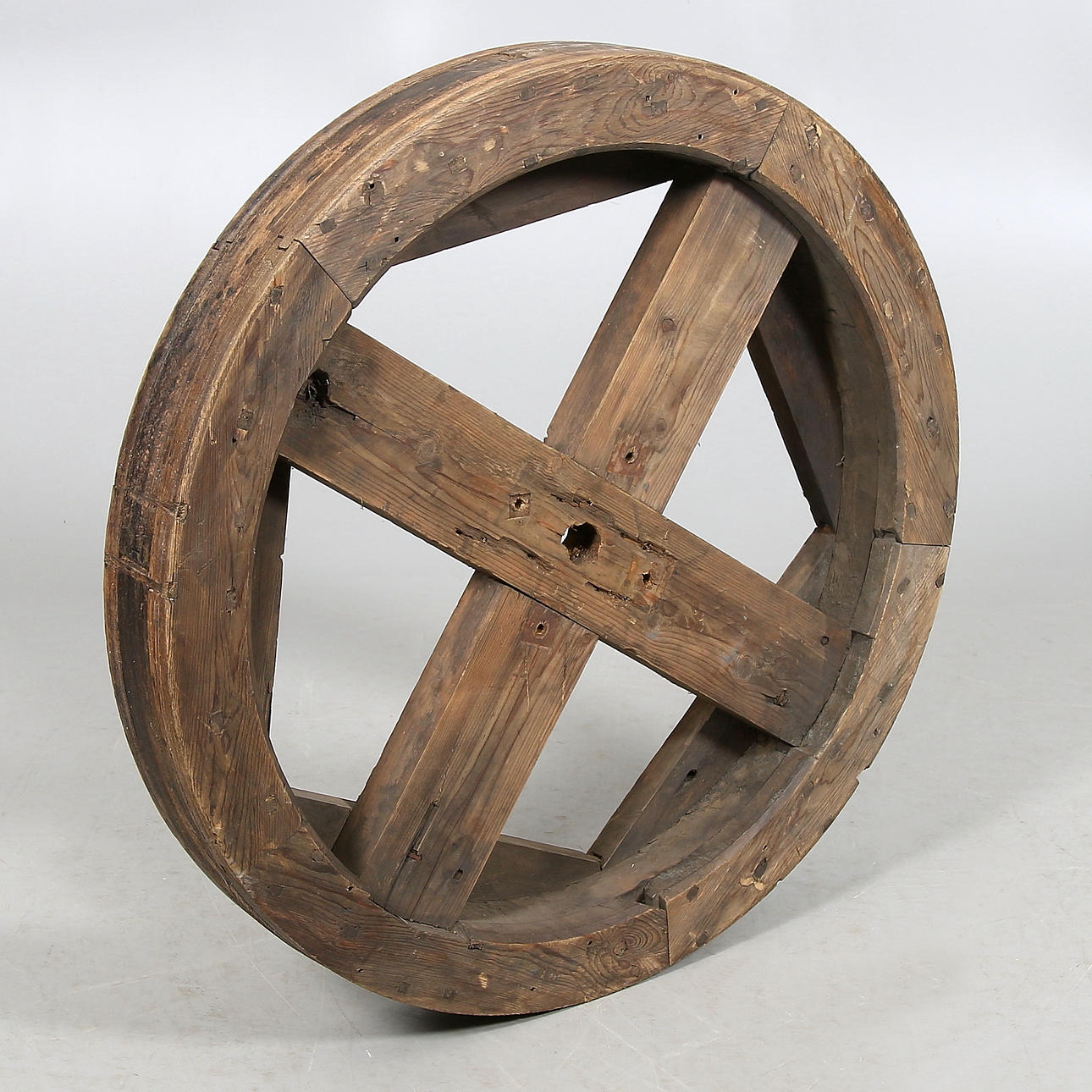 HJUL, trä, 1800-tal.