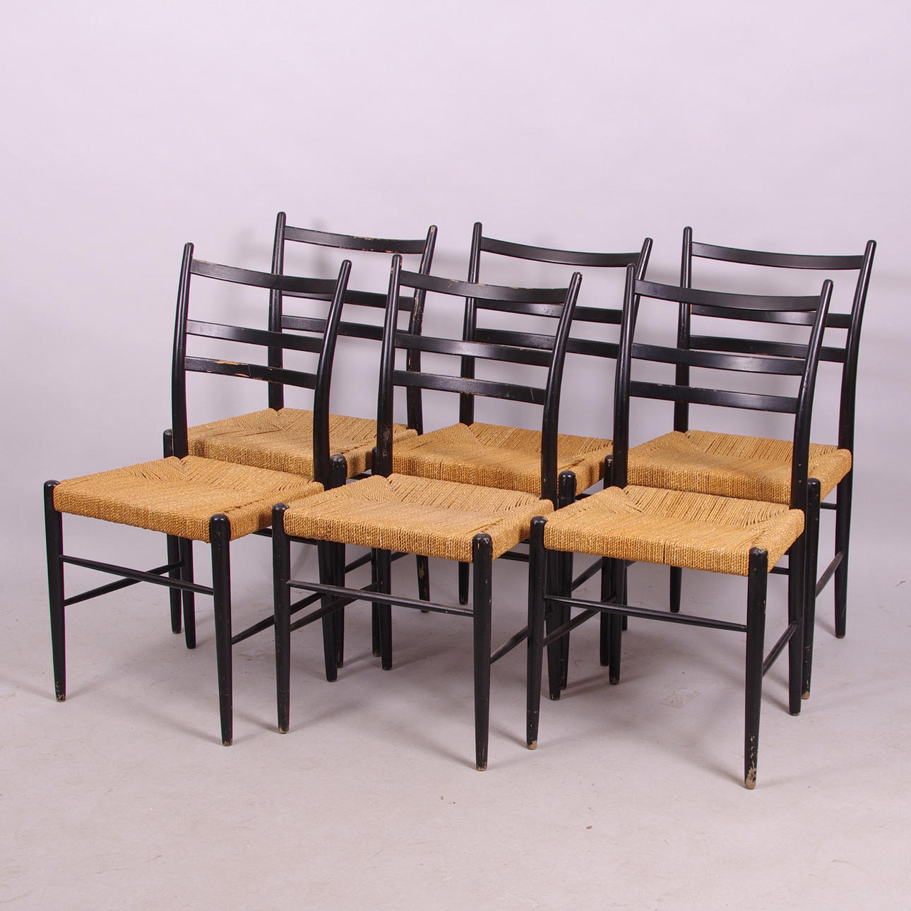 STOLAR, 6 stycken, "Gracell", Yngve Ekström, Gemla.