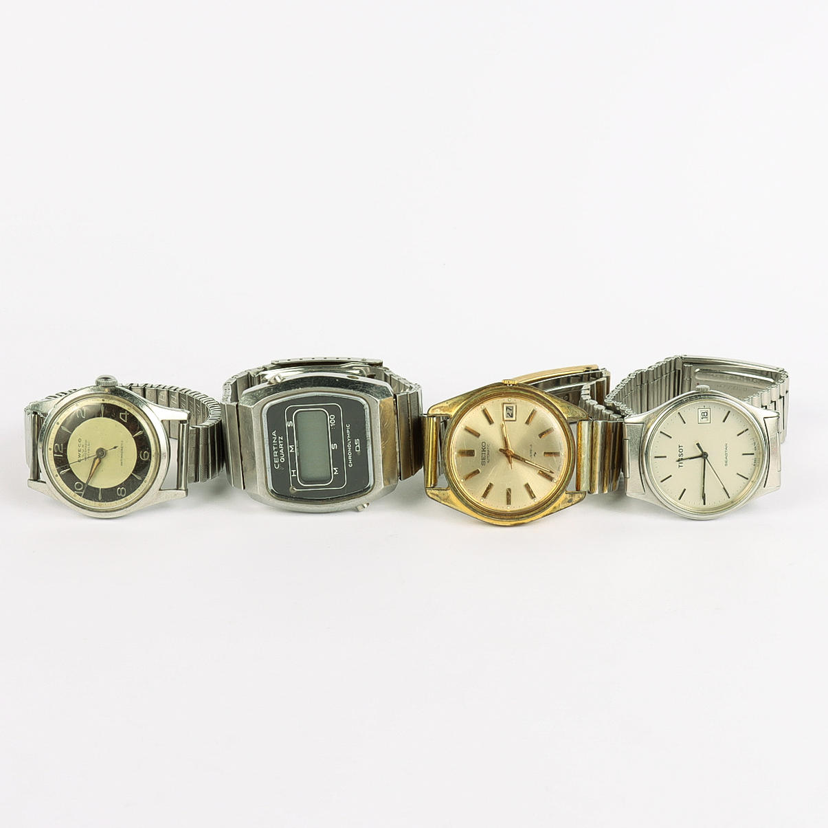 WRISTWATCH 4 pcs, steel.