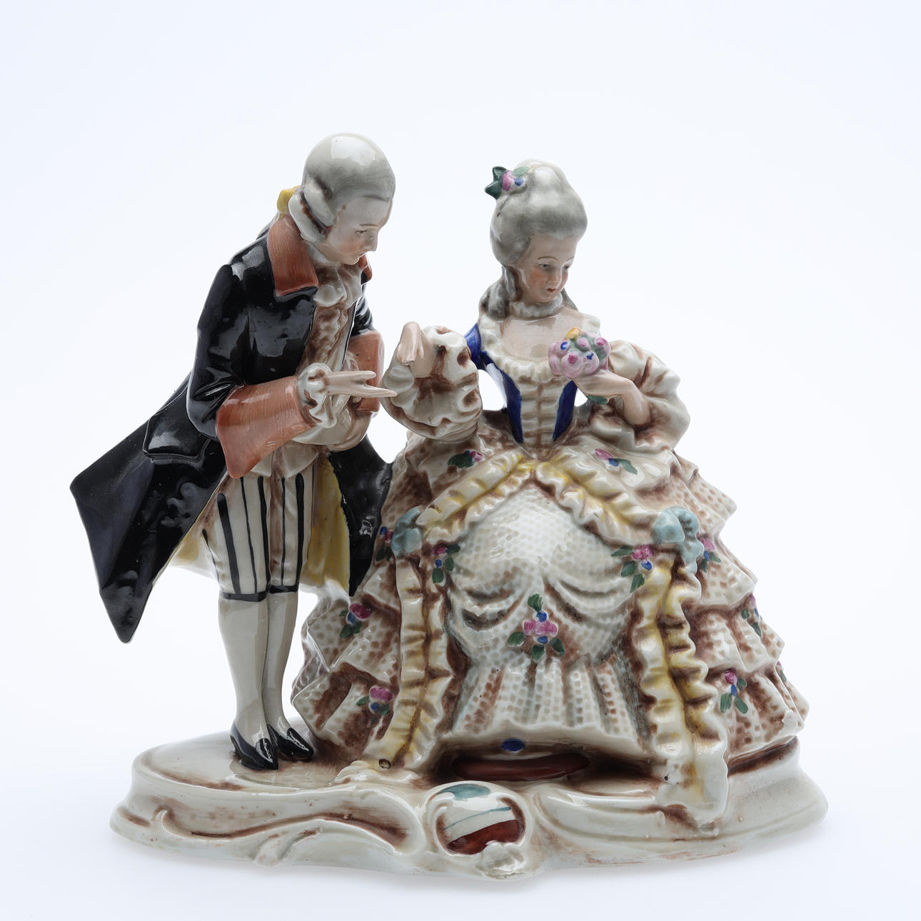 FIGURENGRUPPE, Porzellan.