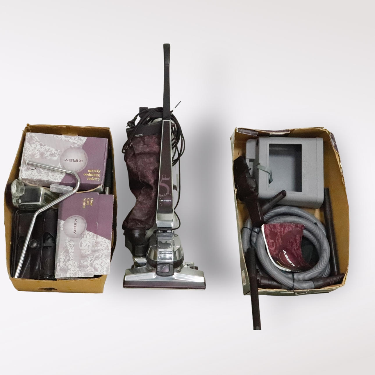 KIRBY Staubsauger mit Zubehör.