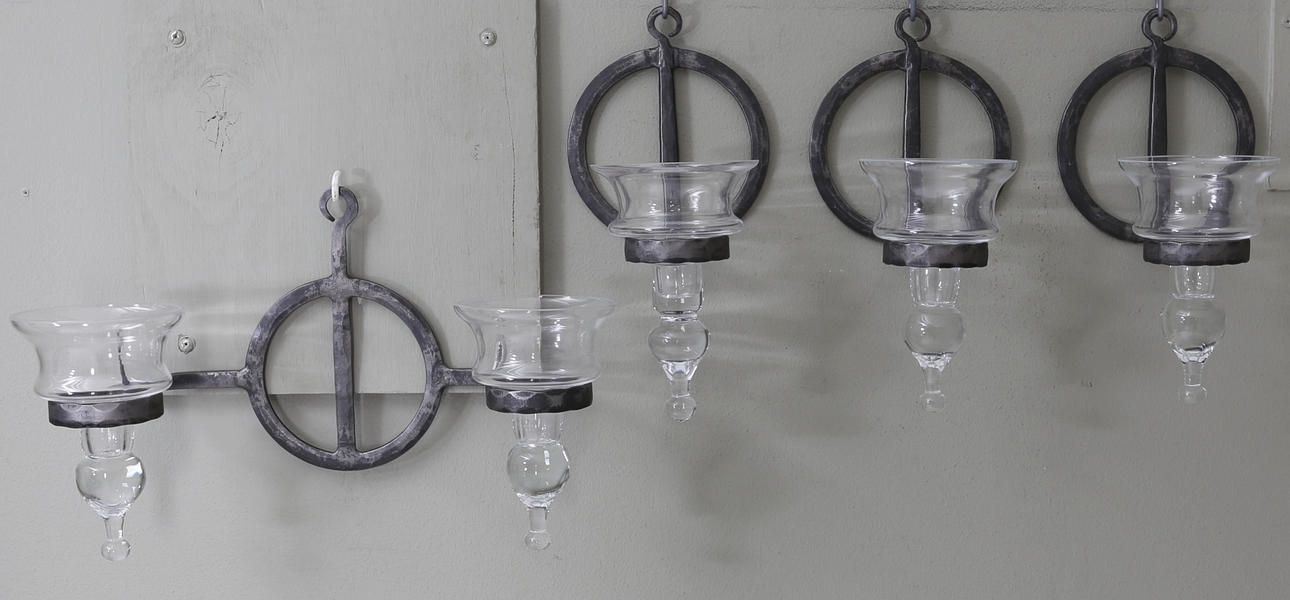 VÄGGLAMPETTER, Boda, 4 st, 1960/70-tal.