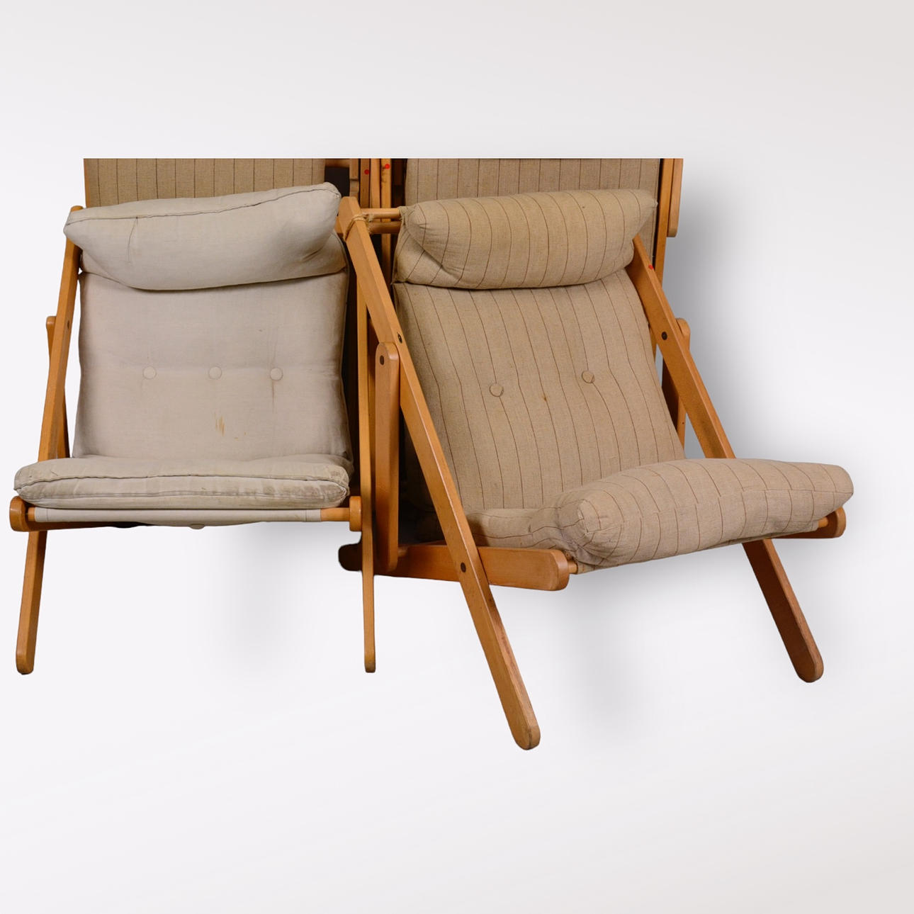 GILLIS LUNDGREN. Liggestole, 5 stk, „Kontiki“, IKEA.