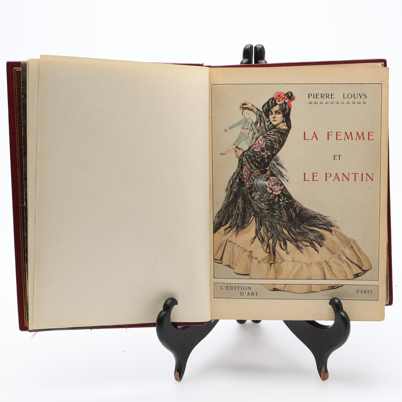 BIBLIOPHILIA. LUXURY EDITION OF PIERRE LOUYS LA FEMME ET LE