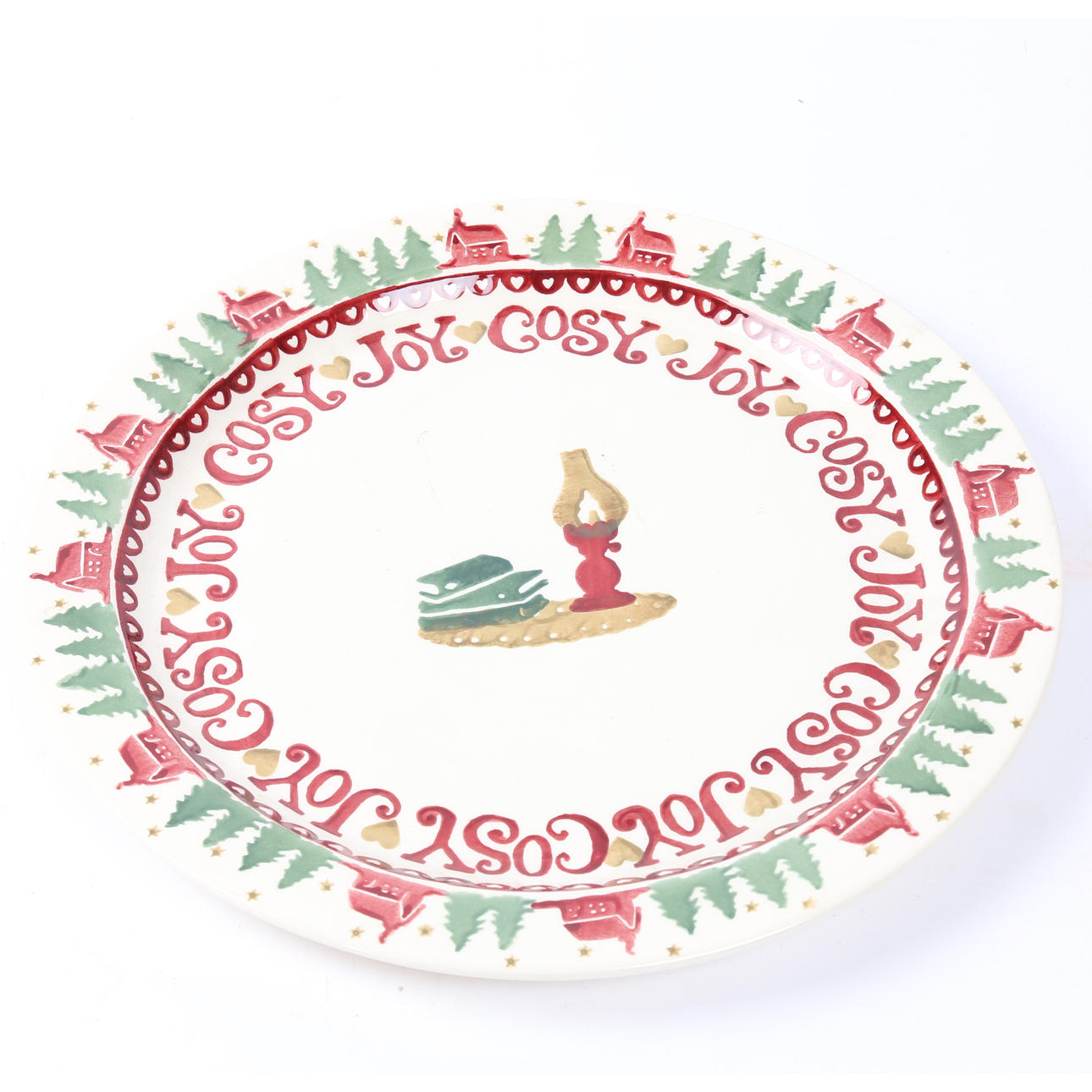 EIN GROSSER EMMA BRIDGEWATER WEIHNACHTS-SERVIERTELLER.