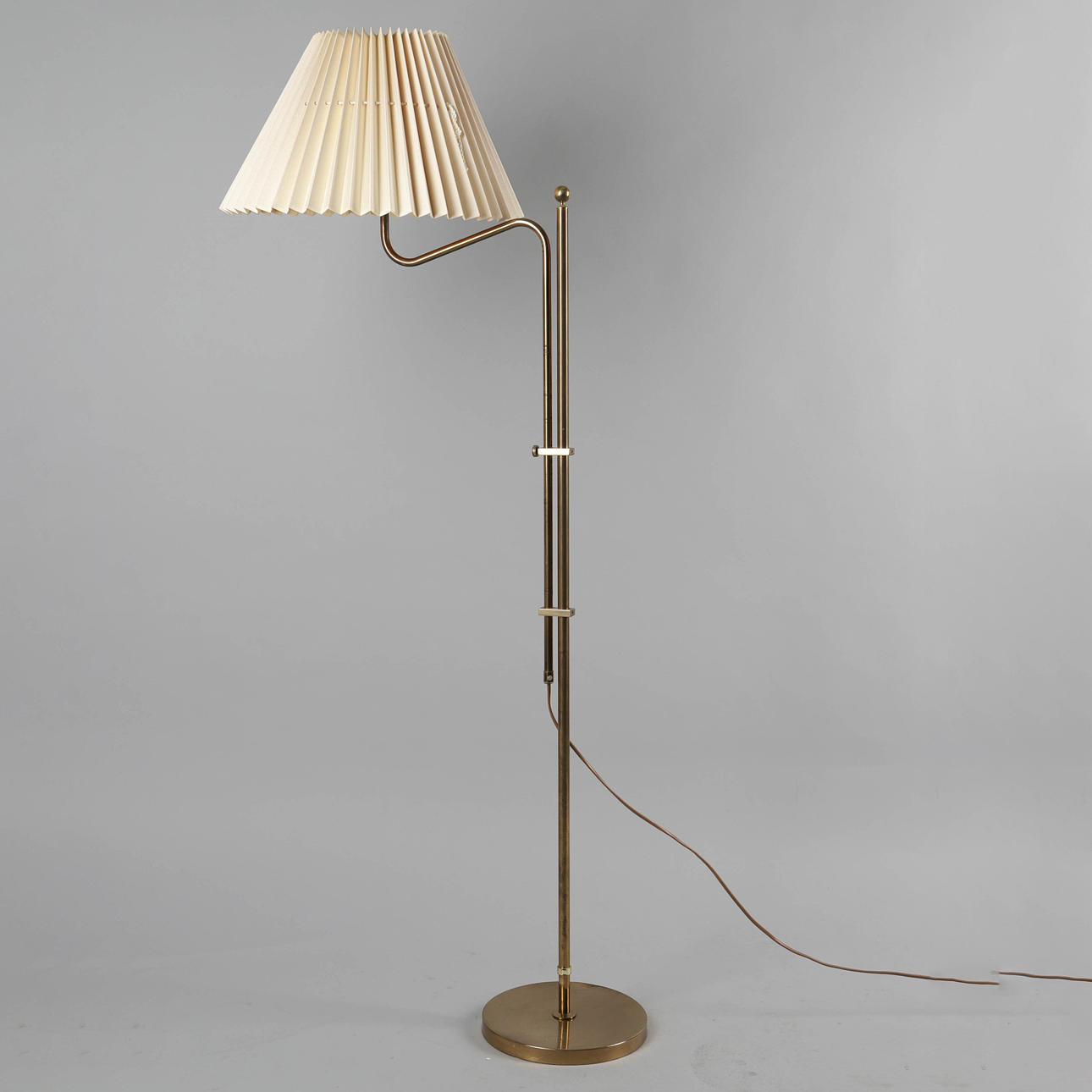 BERGBOM, a brass floor lamp, model no. G 132.