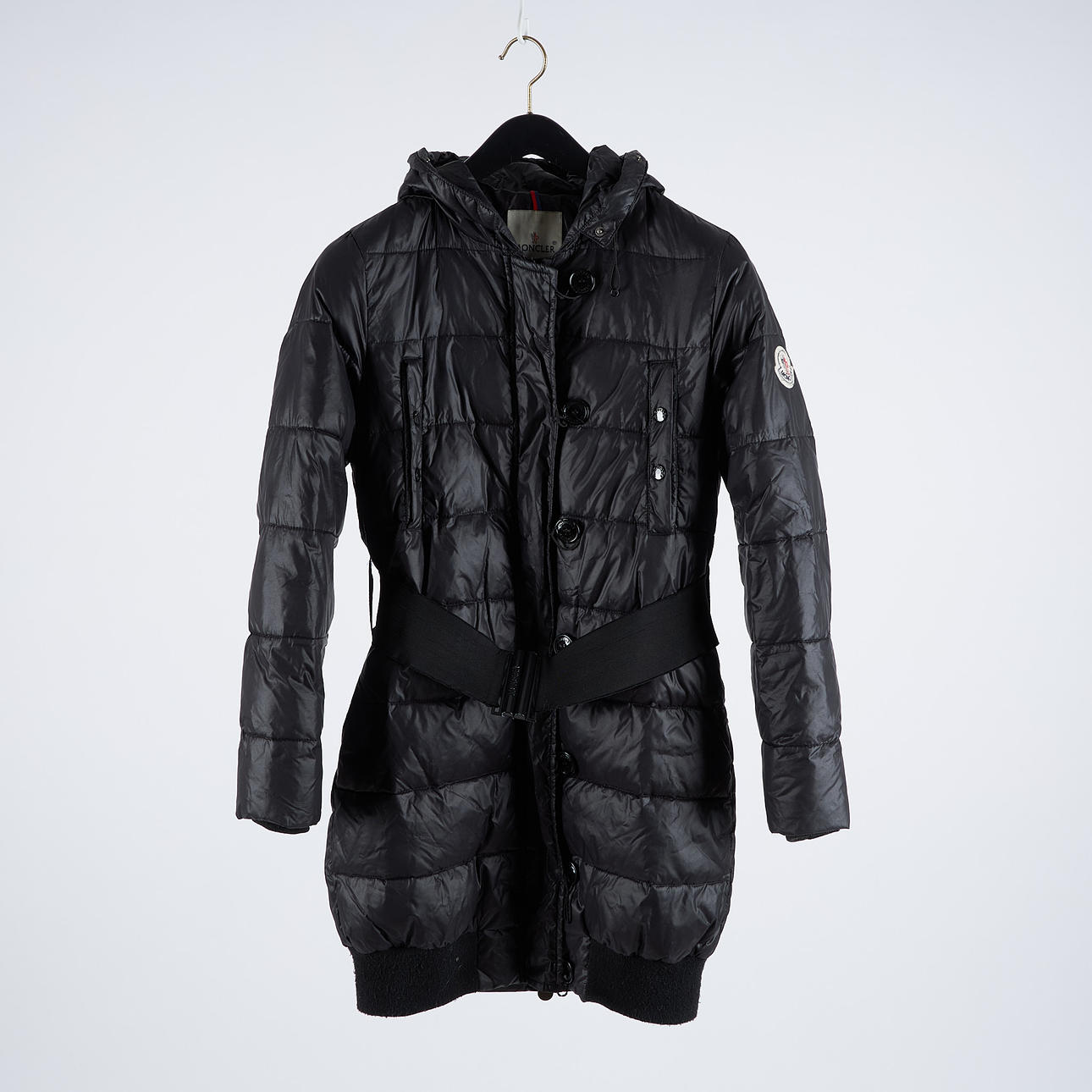 MONCLER, dunrock, dam, svart.