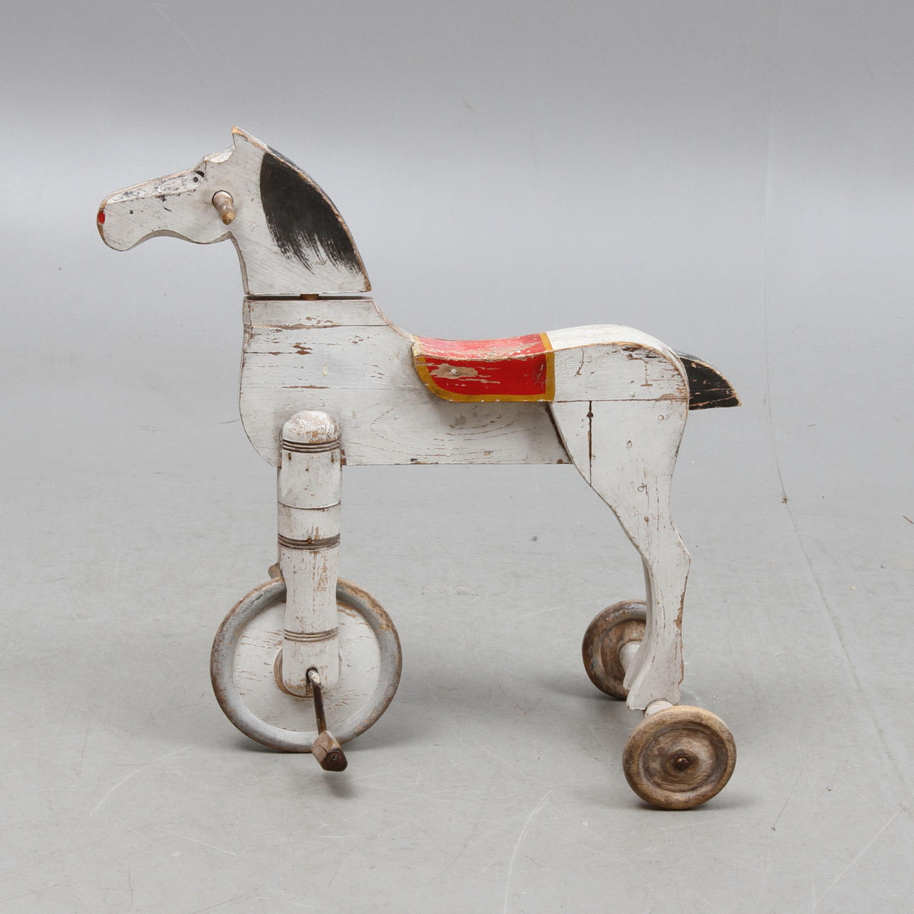 TREHJULING, i form av häst, 1900-tal.