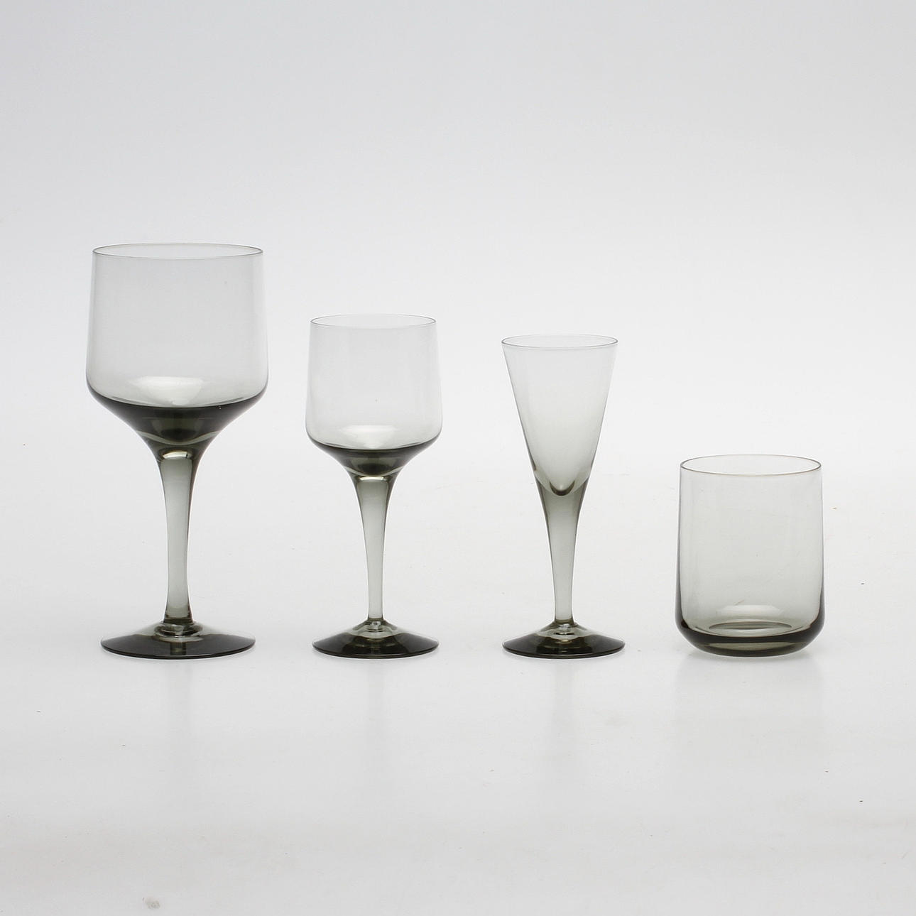 SERVISDELAR, glas, 74 delar", "Rhapsody", Sven Palmqvist, Orrefors.
